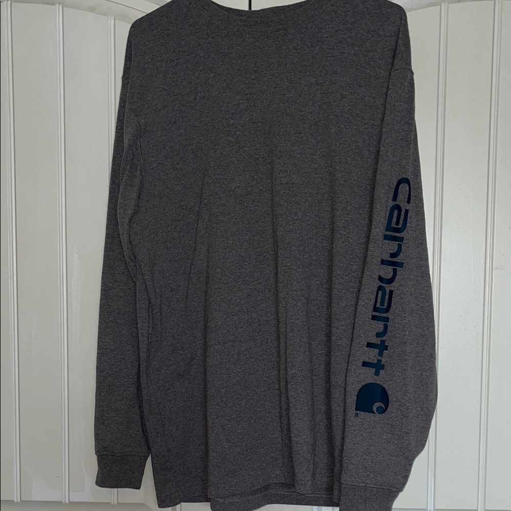 Carhartt Men's Charcoal Long Sleeve Tee